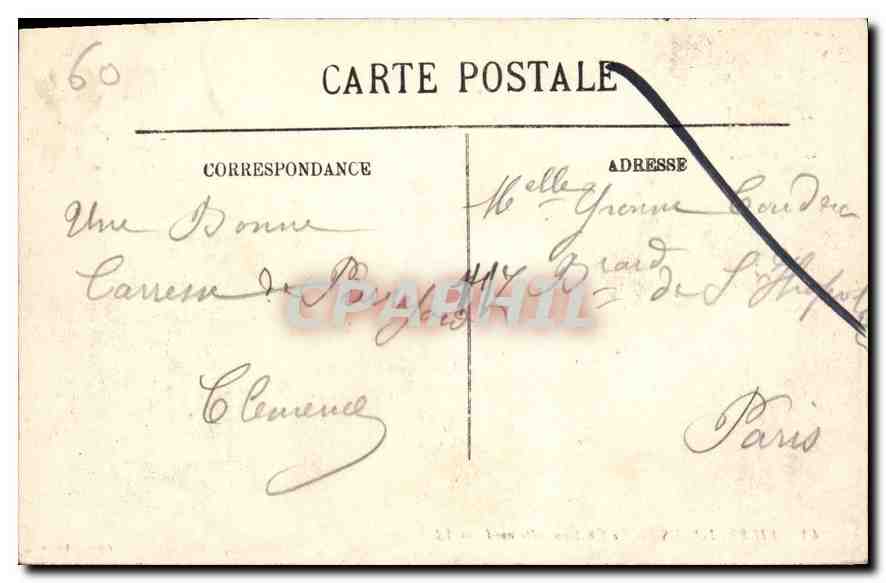 CPA Pierrefonds le Chateau cote nord  — Rückseite