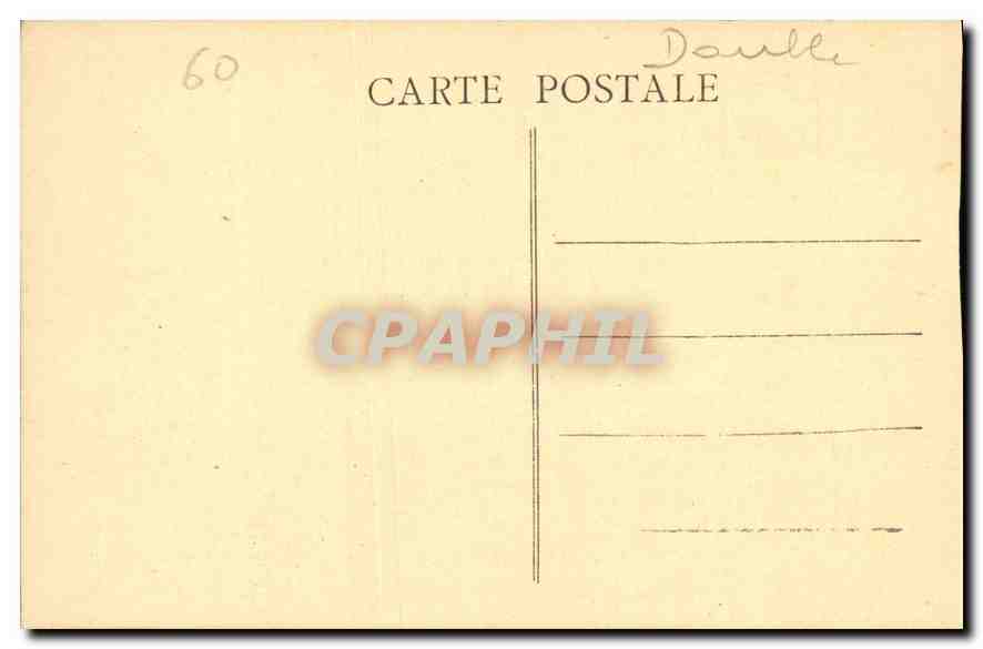 CPA Pierrefonds le Chateau et la Maison de Viollet le Duc  — Rückseite