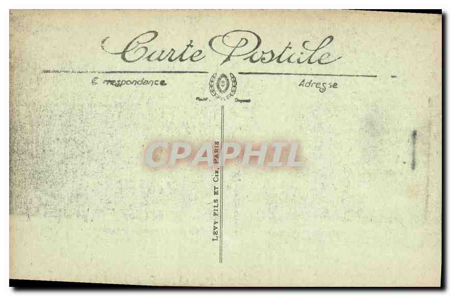 CPA Chantilly Le Chateau de la Reine Blanche  — Rückseite