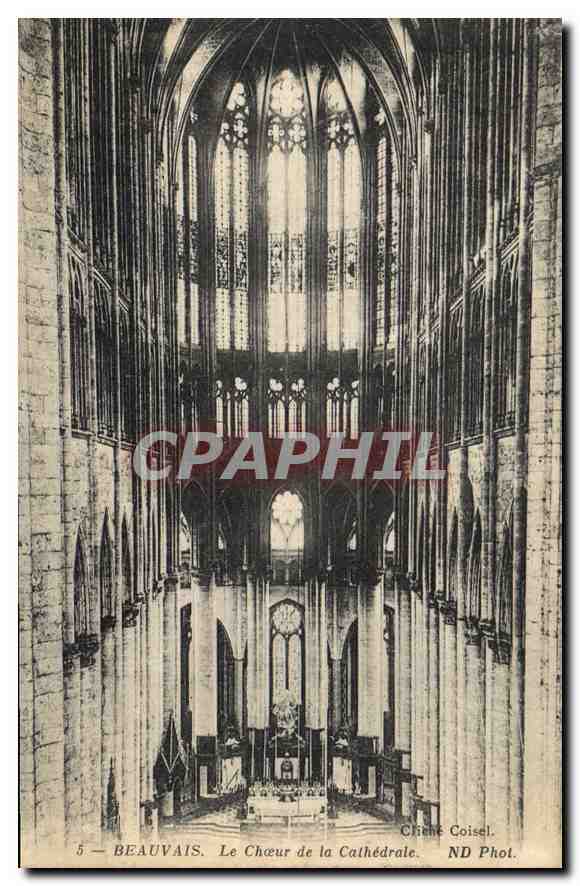 Beauvais — Le Chœur de la Cathédrale — Chante Coisiel, ND Phot.