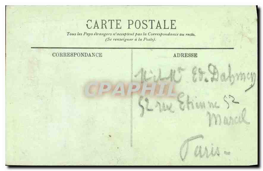 CPA Pierrefonds le Chateau et l'Etang cote ouest  — Rückseite
