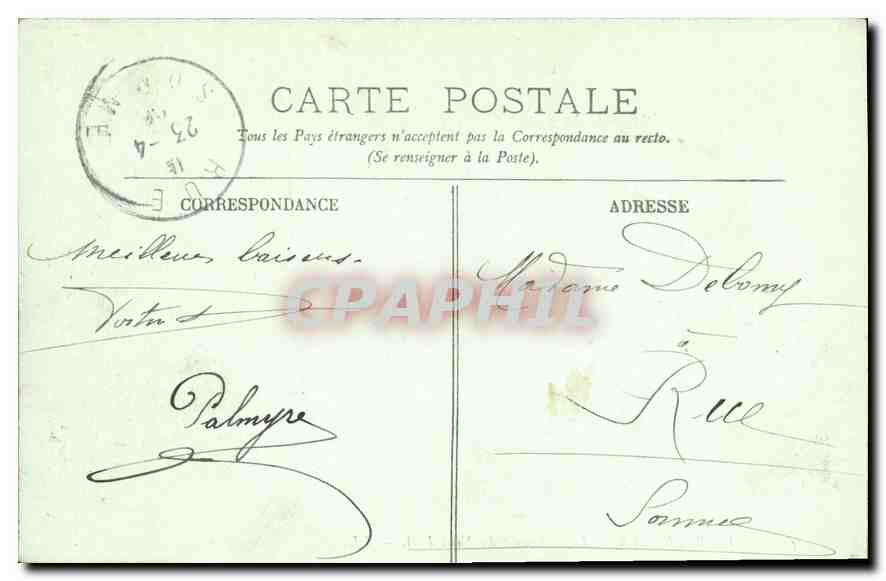 CPA Pierrefonds Le Chateau cote Nord Est  — Rückseite