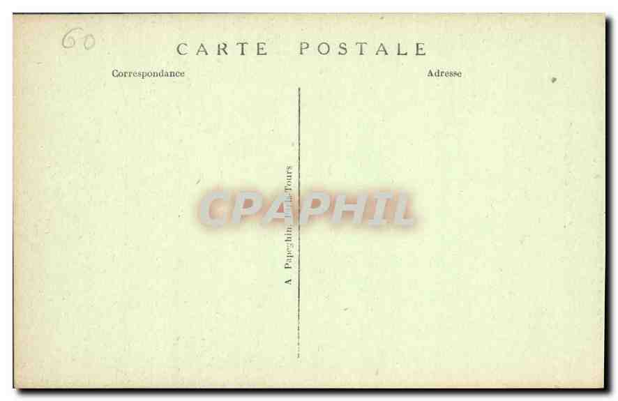 Château de Chantilly — Galerie des Cerfs — A. P. — Rückseite