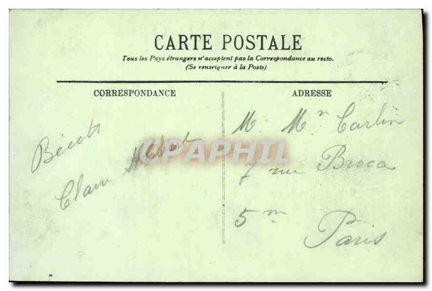 Pierrefonds — Le Château — La Façade et l'Entrée — LL. — Verso