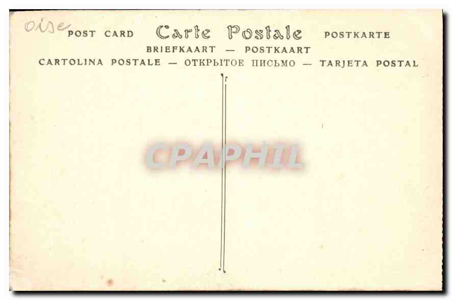 CPA Beauvais la Tour Saint Lucien  — Rückseite