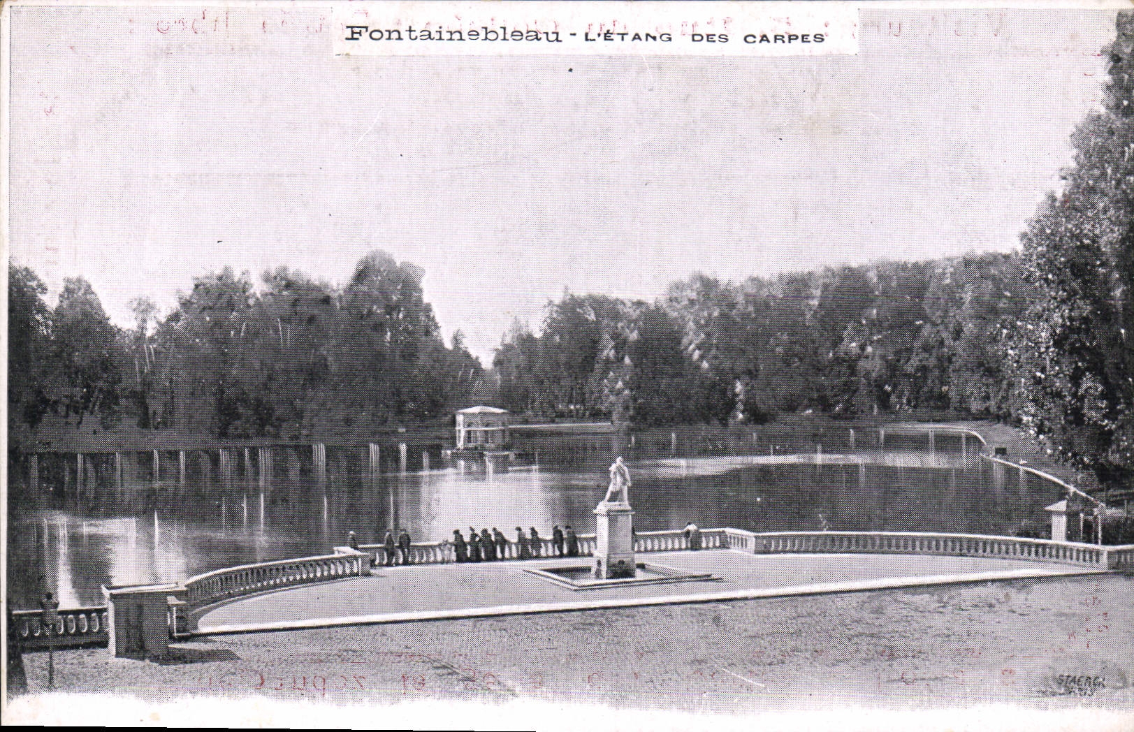 Fontainebleau — El Estanque de las Carpas — Editor Stacrec, n° 30000