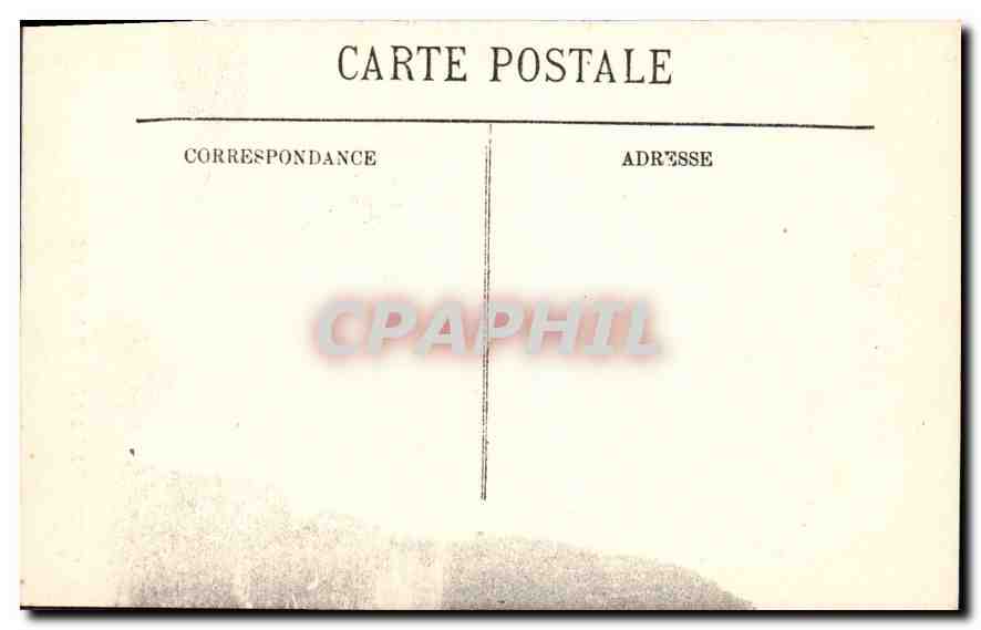 CPA Chateau de la Reine Blanche Peche Pecheur — Rückseite
