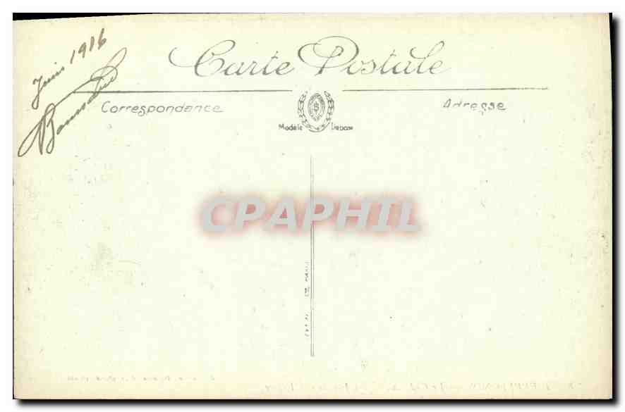 CPA Pierrefonds le Chateau la Facade et l'Entree  — Rückseite