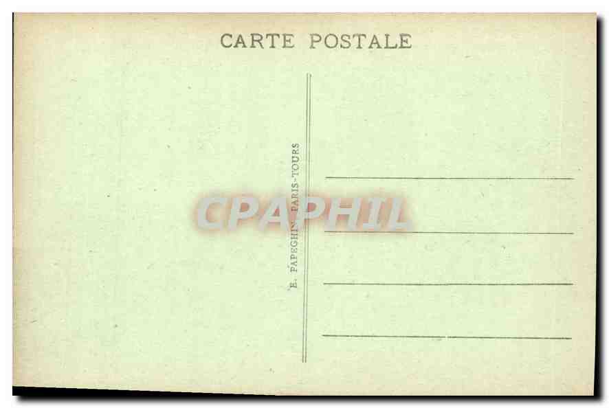 CPA Chateau de Chantilly Vue prise du Parterre  — Verso