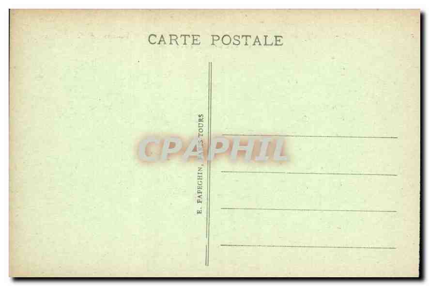 CPA Chateau de Chantilly la Porte Saint Denis et les Ecuries  — Rückseite