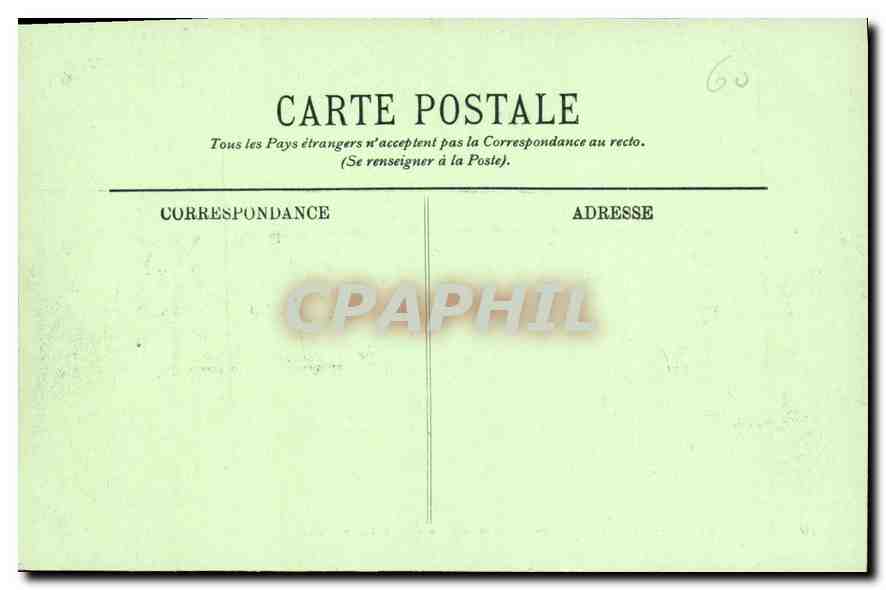 CPA Chateau de Chantilly le Chateau vu du Parc  — Rückseite