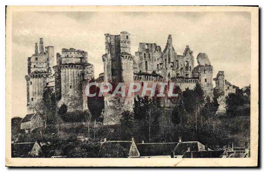 CPA Chateau de Pierrefonds Oise le Chateau avant la restauration 