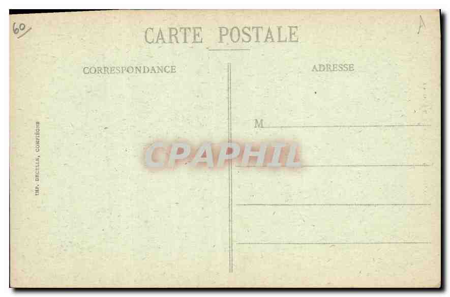CPA Compiegne L'Eglise Saint Antoine  — Rückseite