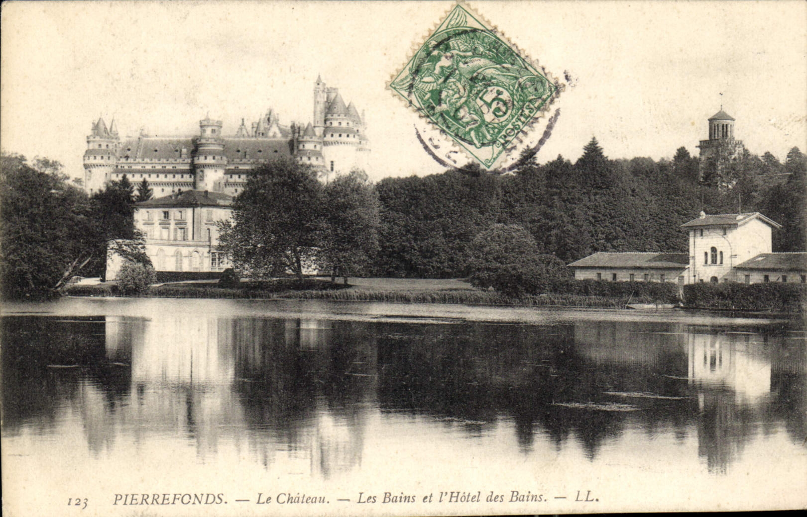 PierreFonds — Le Château, Les Bains et l'Hôtel des Bains — LL. — n°123