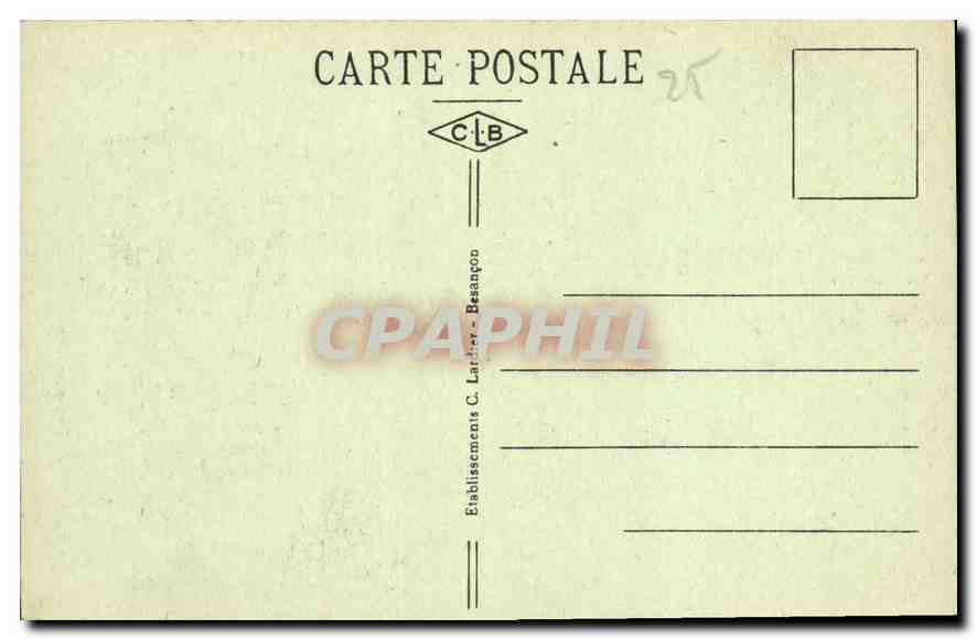Besançon. Horloge Astronomique — Commandée par le Cardinal Maîthieu, conçue et exécutée par M. Vérité, de Beauvais, terminée en Août 1880. Réorganisée en 1900 par M. Florian Goudey. — Reverso