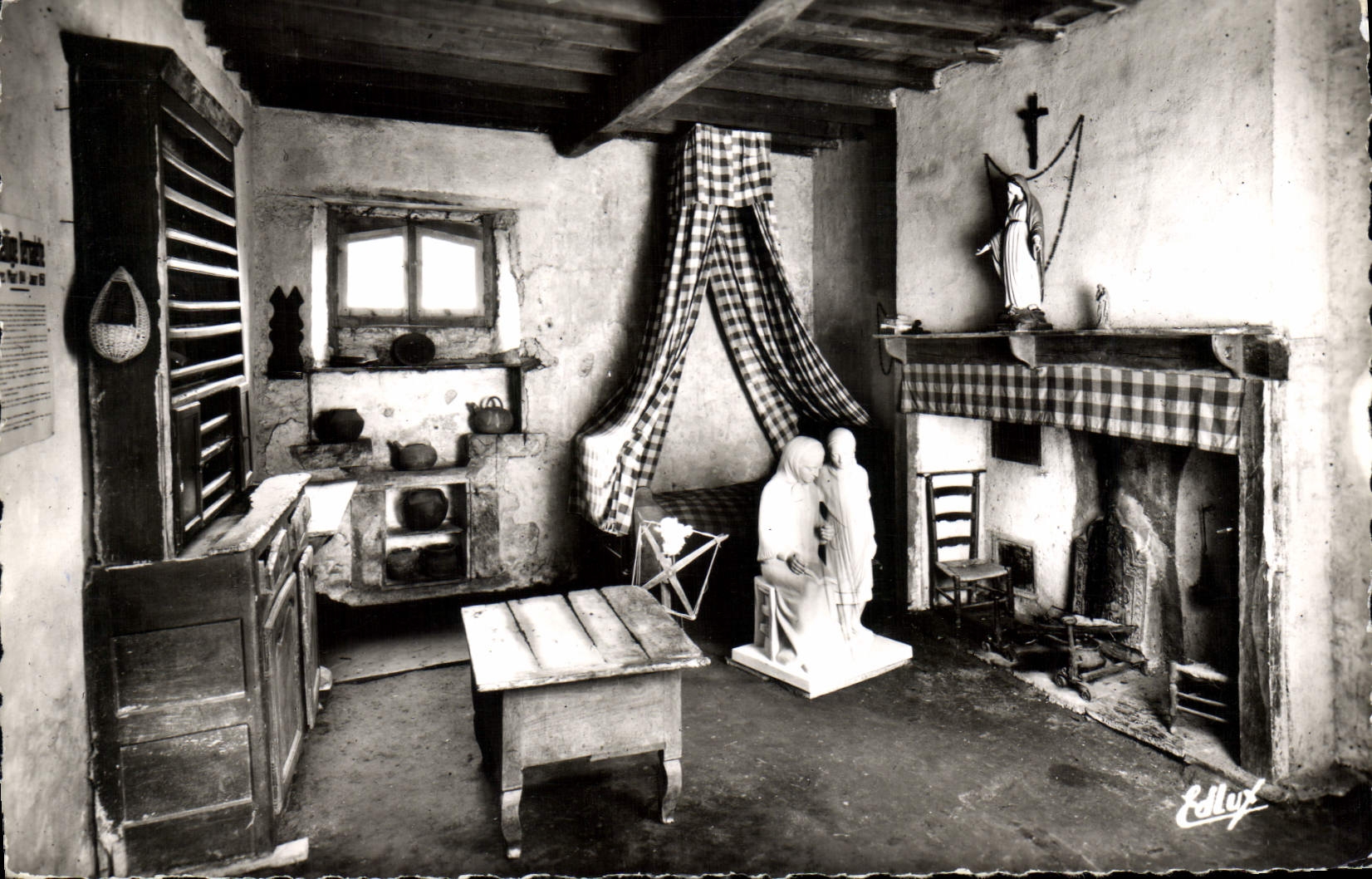 CPA Bartres Chambre authentique ou Ste Bernadette pasa sous enfance 
