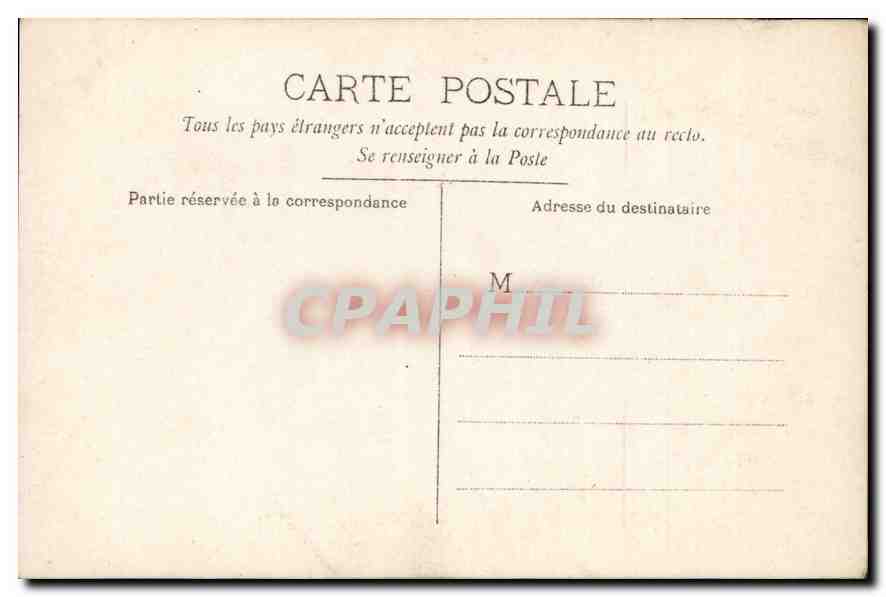 CARTE PHOTO Femme — Rückseite