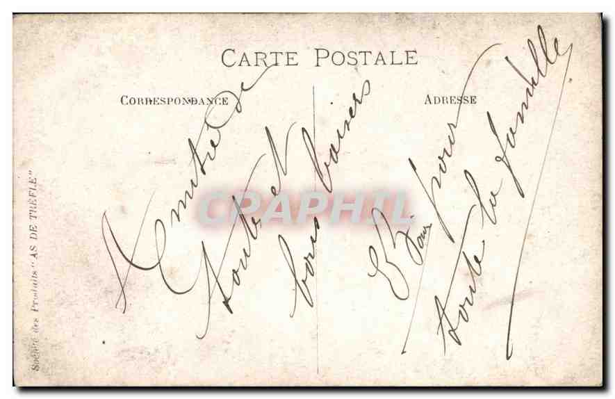 CARTE PHOTO Femmes Le Dauphin — Back