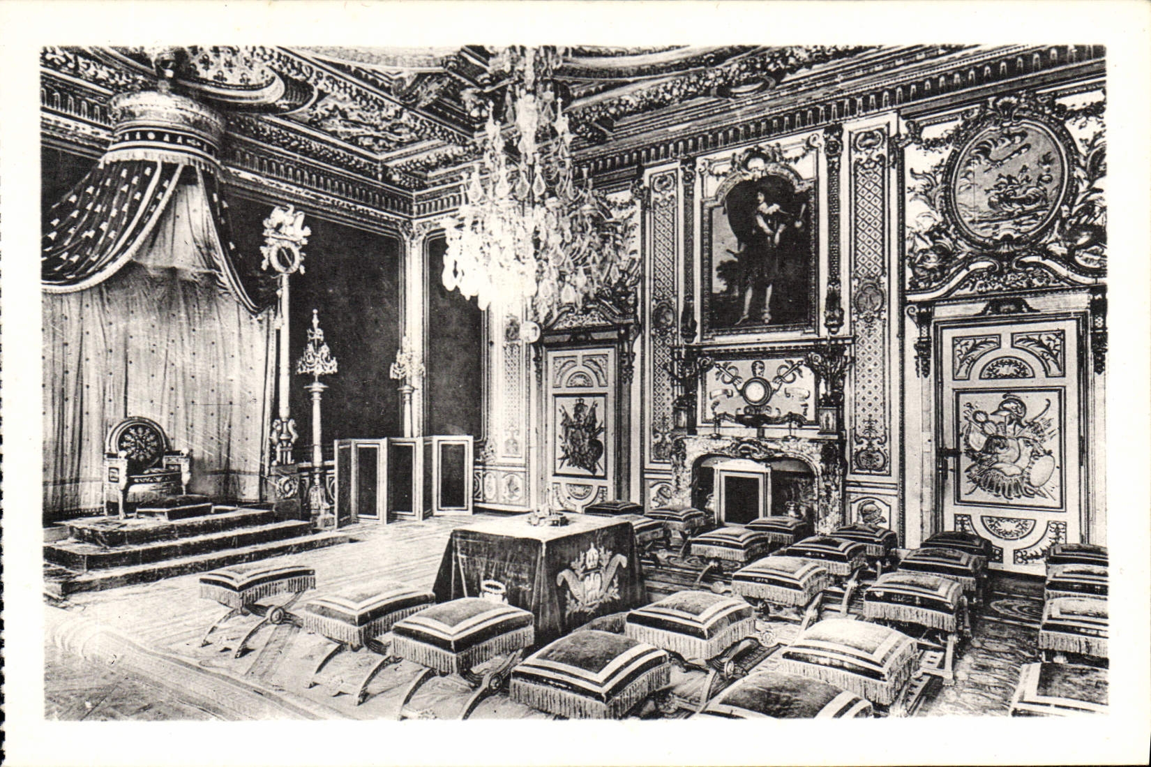 Castillo de Fontainebleau — Sala del Trono — CPAPHIL