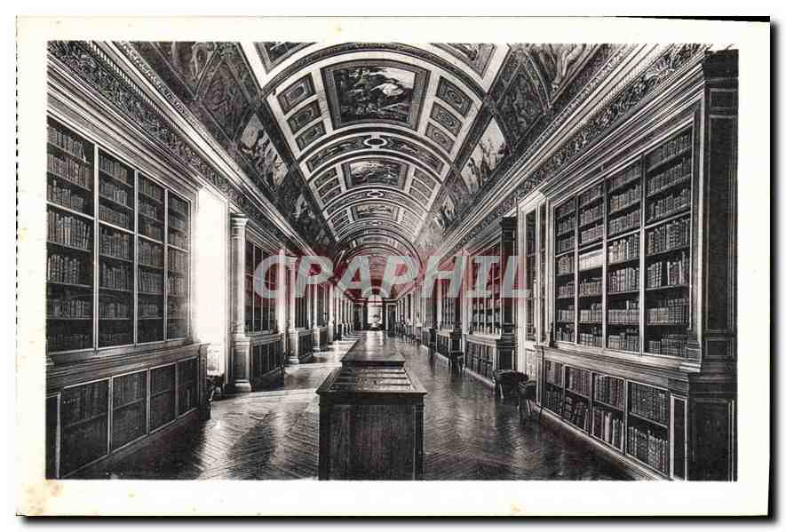 Château de Fontainebleau — Galerie de Diane ou Bibliothèque — Carte postale n°14