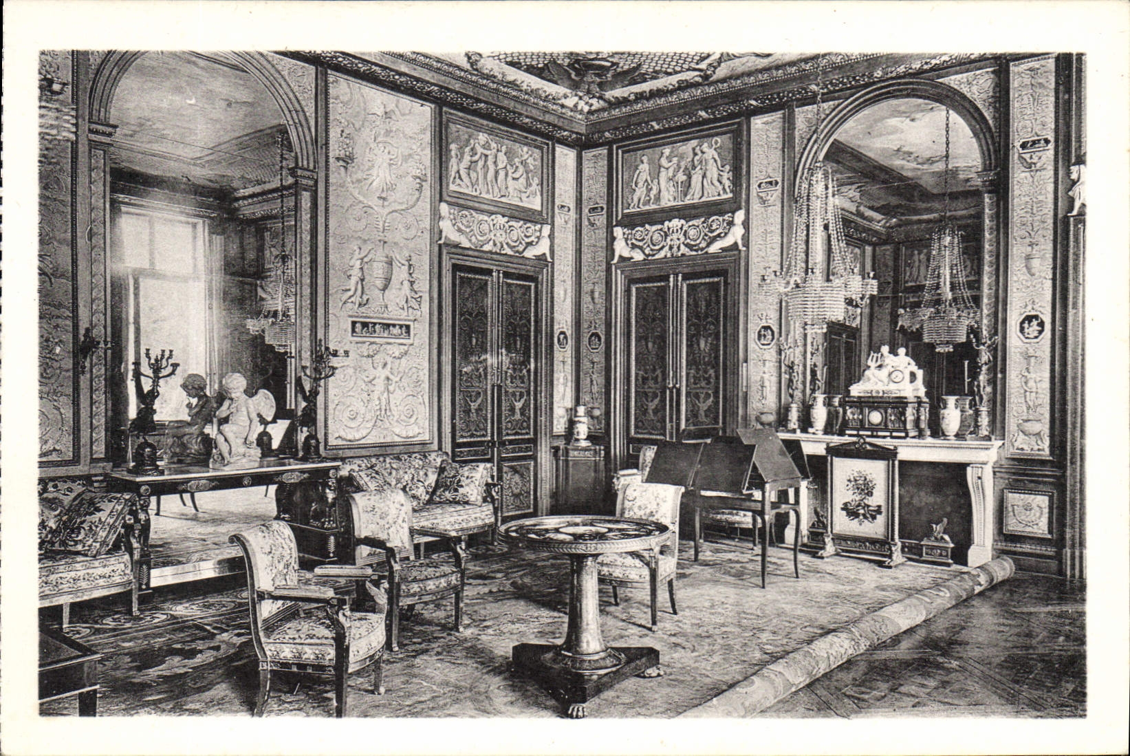 Castello di Fontainebleau — Salotto musicale di Marie-Antoinette