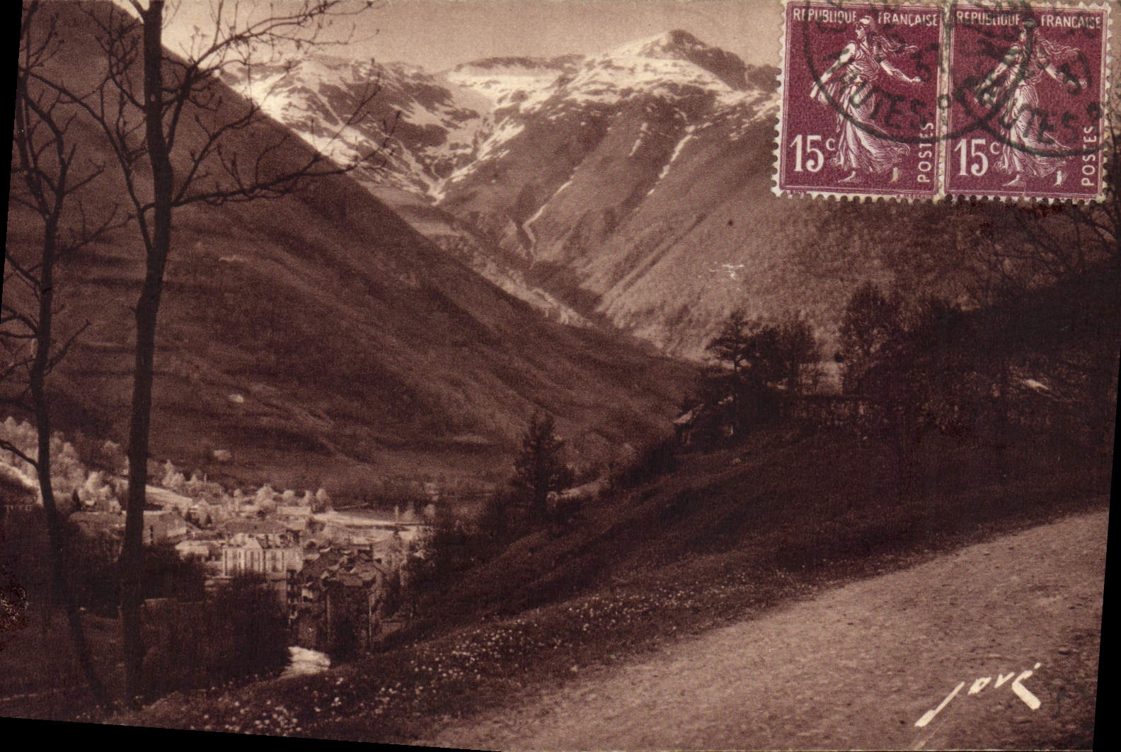 Cauterets et le Massif du Caballiros — Éditions JOVÉ, Pau — N° 106