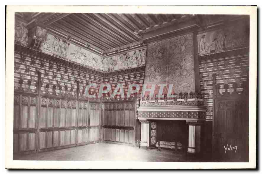 CPA La Douce France Chateau de Pierrefonds la Chambre du Seigneur 