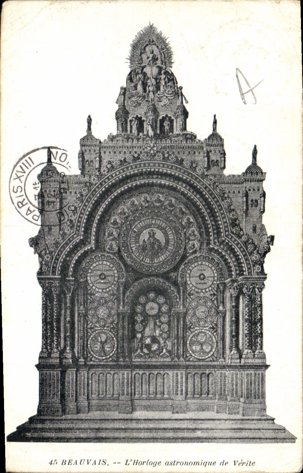 Beauvais — L'Horloge astronomique de Vérite — Paris XVIII