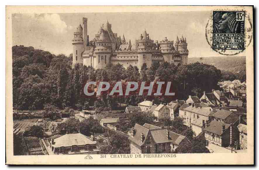 Château de Pierrefonds — vue panoramique — éditeur non identifié, n° de série 301