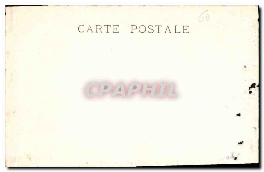 CPA Compiegne Le Chateau Salle des Gardes  — Rückseite