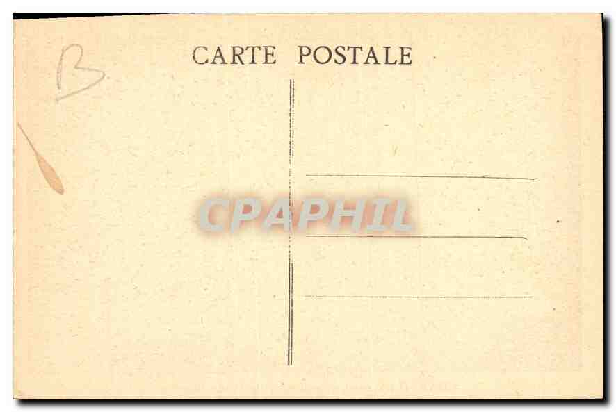 CPA Chantilly Le Pavillon de la Reine Blanche  — Rückseite