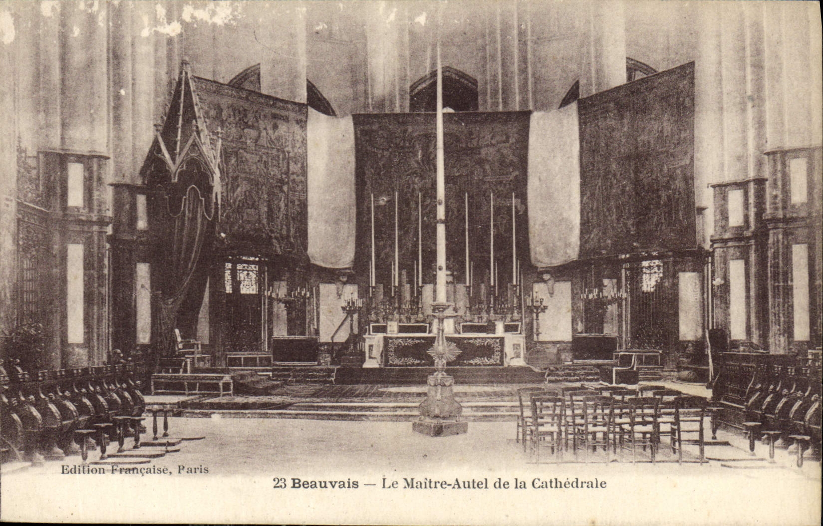 CPA Beauvais  Le Maitre Autel de la Cathedrale 
