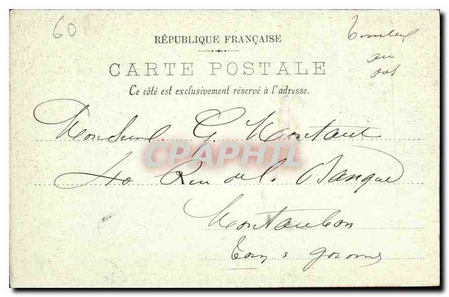 CPA Beauvais  L'Eglise Saint Etienne La Nef  — Verso