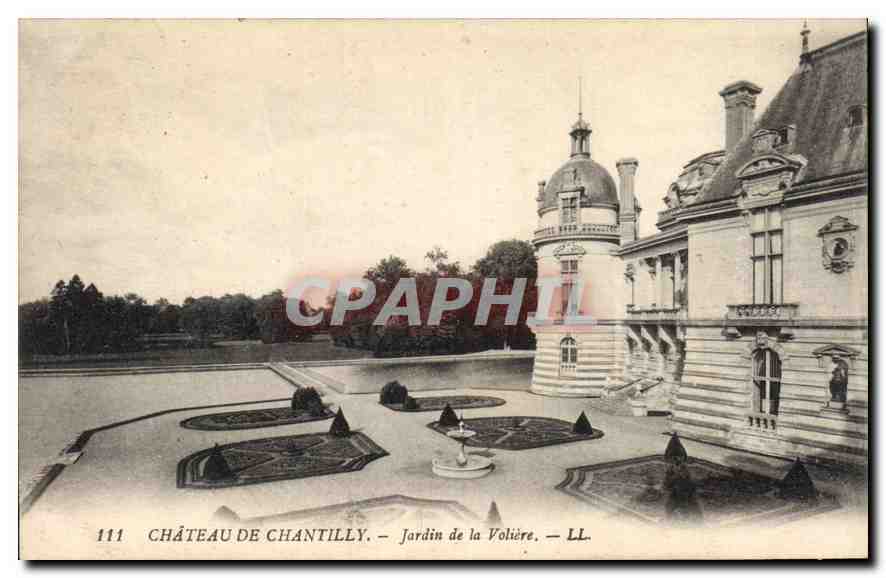 CPA Chateau de Chantilly Jardin de la Voliere 