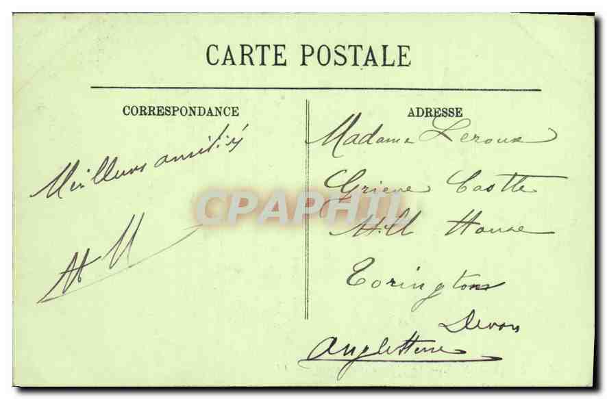 CPA Pierrefonds Le Chateau Cote Ouest  — Rückseite