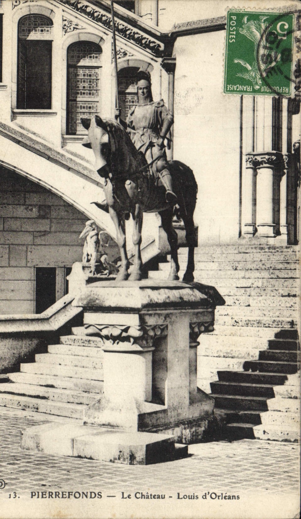 CPA Pierrefonds Le Chateau Louis d'Orleans 