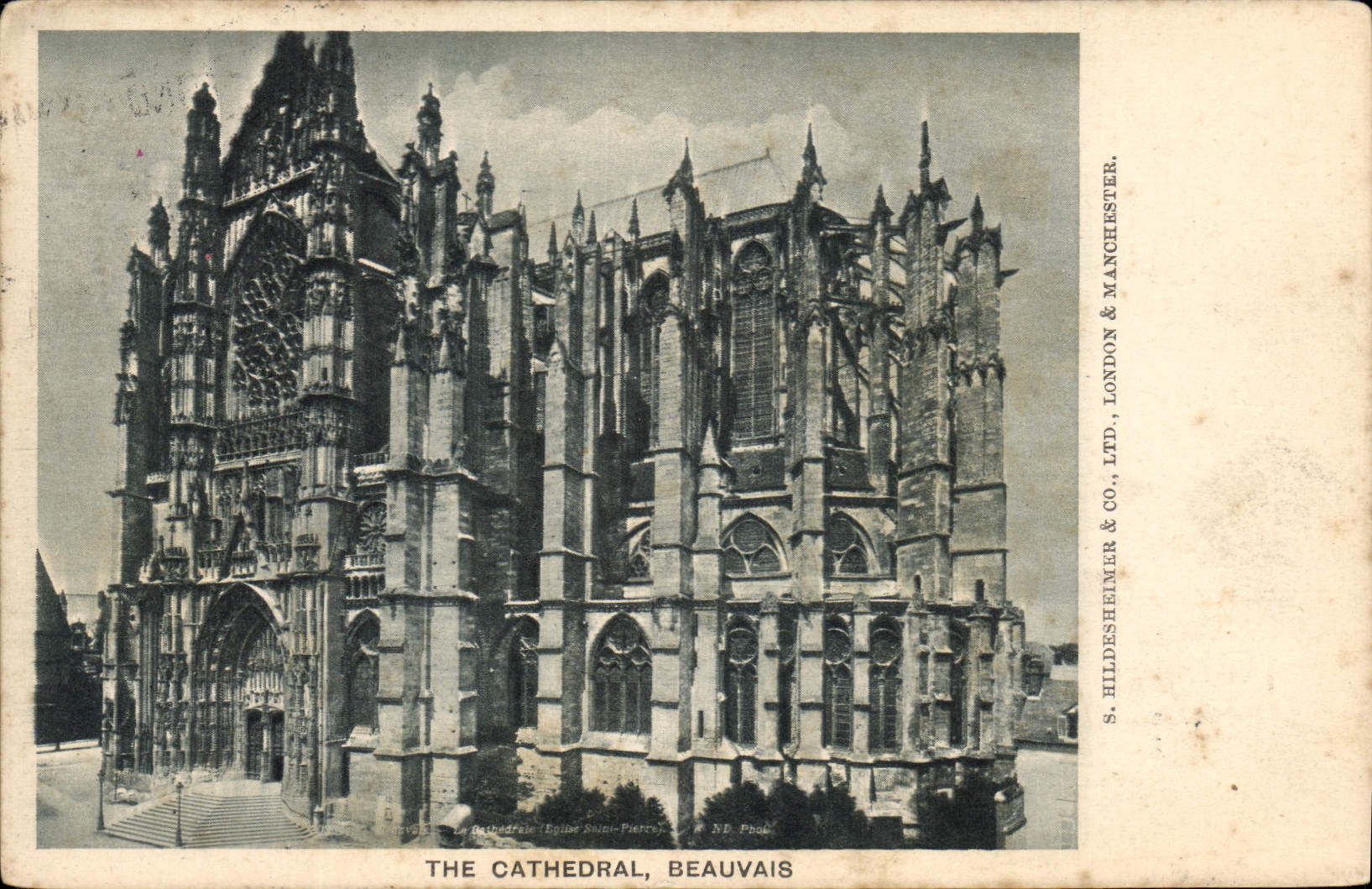 CPA The Cathedral Beauvais 