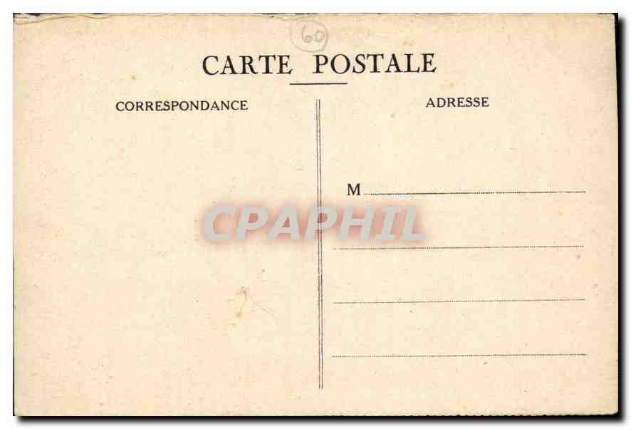 CPA Beauvais Le Palais de Justice  — Rückseite
