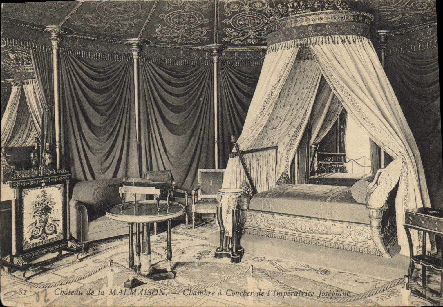 CPA Chateau de la Malmaison Chambre a Coucher de l'Imperatrice Josephine 