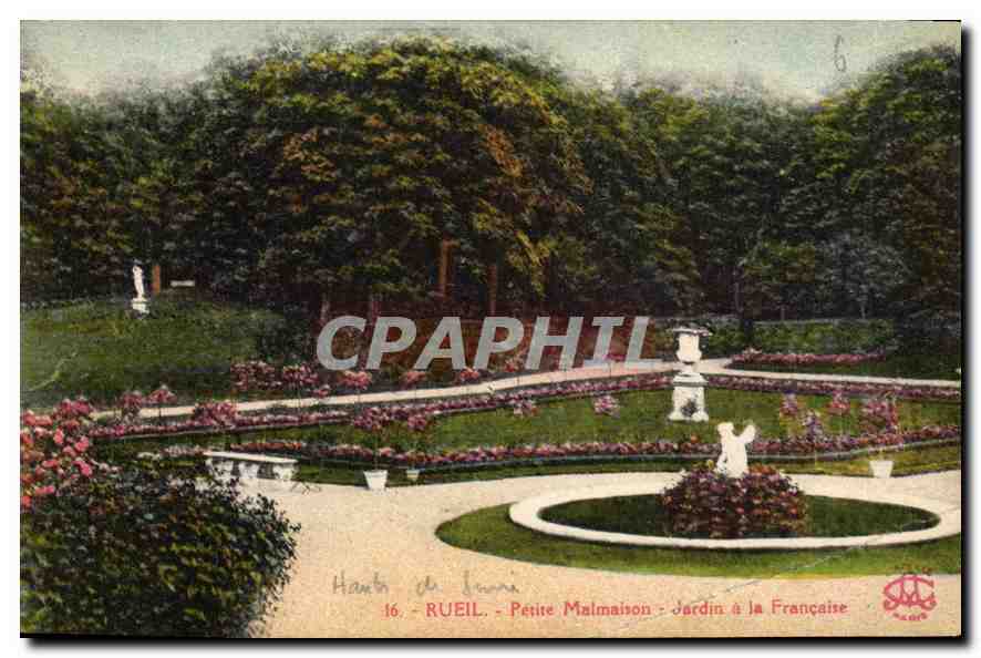 CPA Rueil Petite Malmaison Jardin a la Francaise 