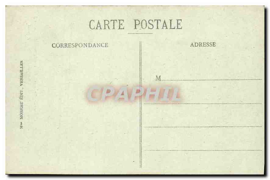 CPA Versailles Musee des Voitures Voiture du Sacre de Charles X  — Verso