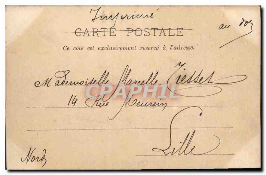 Palais de Fontainebleau — Galerie des Fastes — édit. Fontainebleau. 63. — Verso