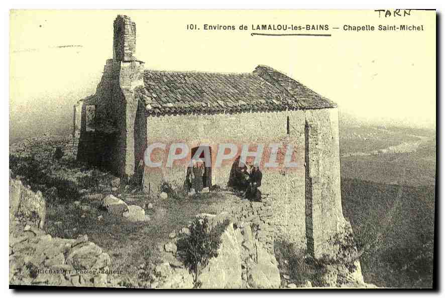 Environ de LAMALOU-les-BAINS — Chapelle Saint-Michel — Richard J. Photog. Éditeur