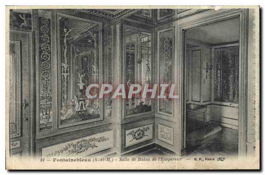 Fontainebleau (S.-et-M.) - Sala da Bagno dell'Imperatore — S. F., Parigi