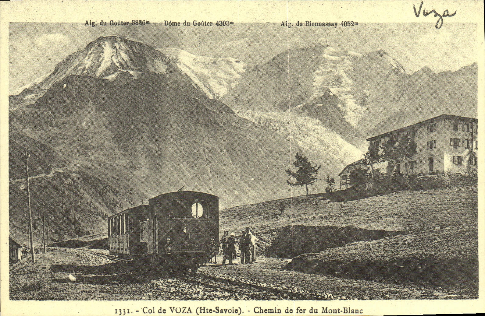 Col de Voza (Haute-Savoie) — Chemin de fer du Mont-Blanc — Édito-Service S.A. n° D2 465 07