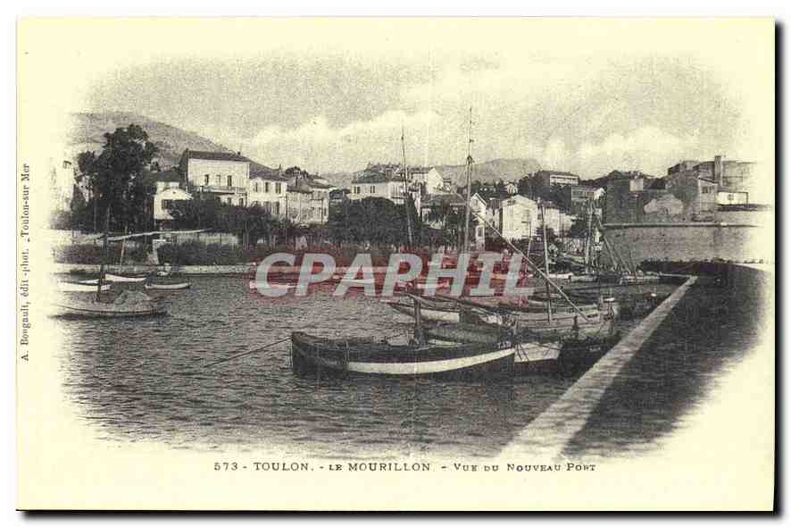 REPRO Toulon Le Mourillon Vue du Nouveau Port 