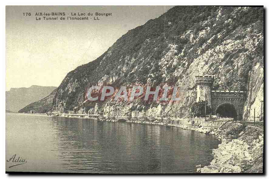 REPRO Aix les Bains le Lac du Bourget Le Tunnel de l'Innocent 