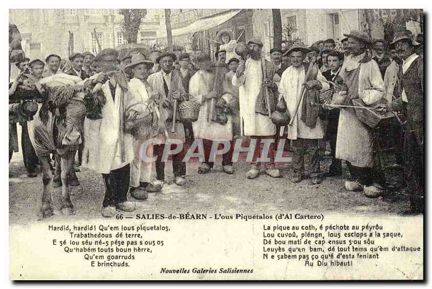 Salies-de-Béarn — Les Pique-talos (d'Al Cartero) — Nouvelles Galeries Salisiennes
