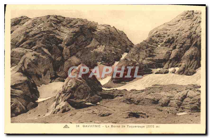 CPA Gavarnie La Borne de Tuquerouye 