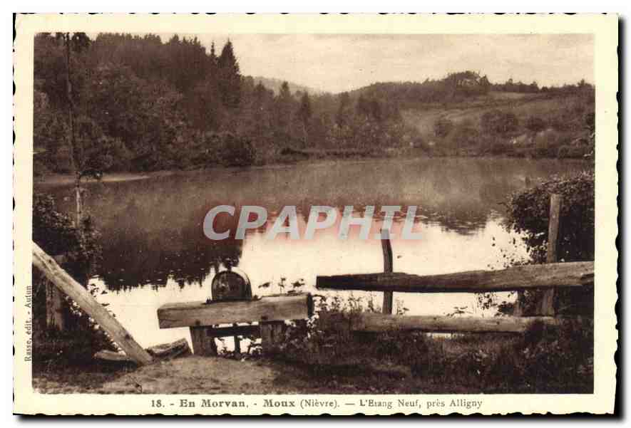L'Etang Neuf, près Alligny — En Morvan, Moux (Nièvre) — P. Coqueugniot et H. Tarré - Autun
